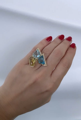 Collection 01 18k Yellow Gold Cocktail Ring: Payment 2 of 2