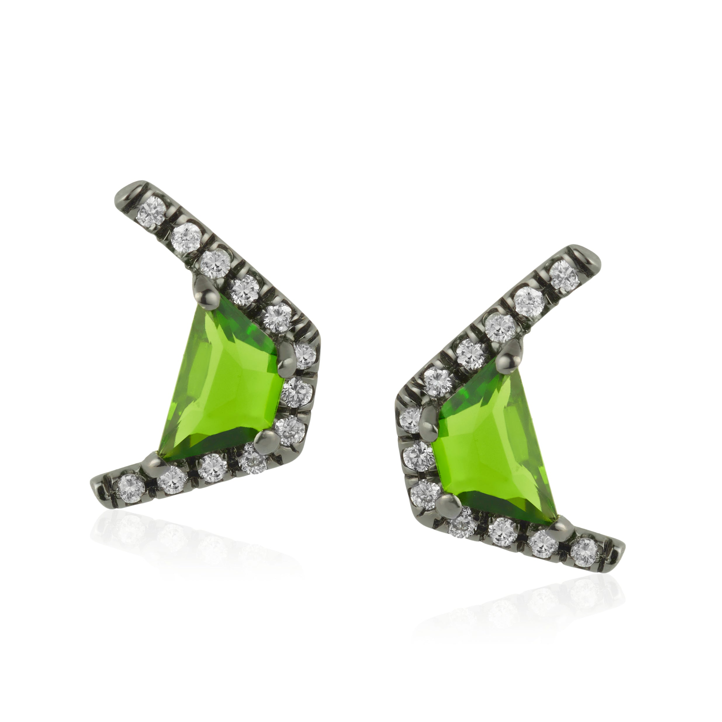 Micro Earrings Green