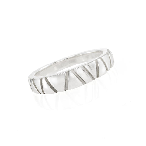Textured Band Ring