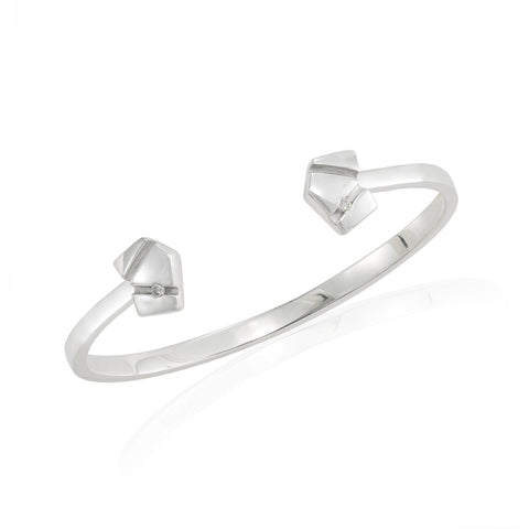 Asymmetrical Open Bangle
