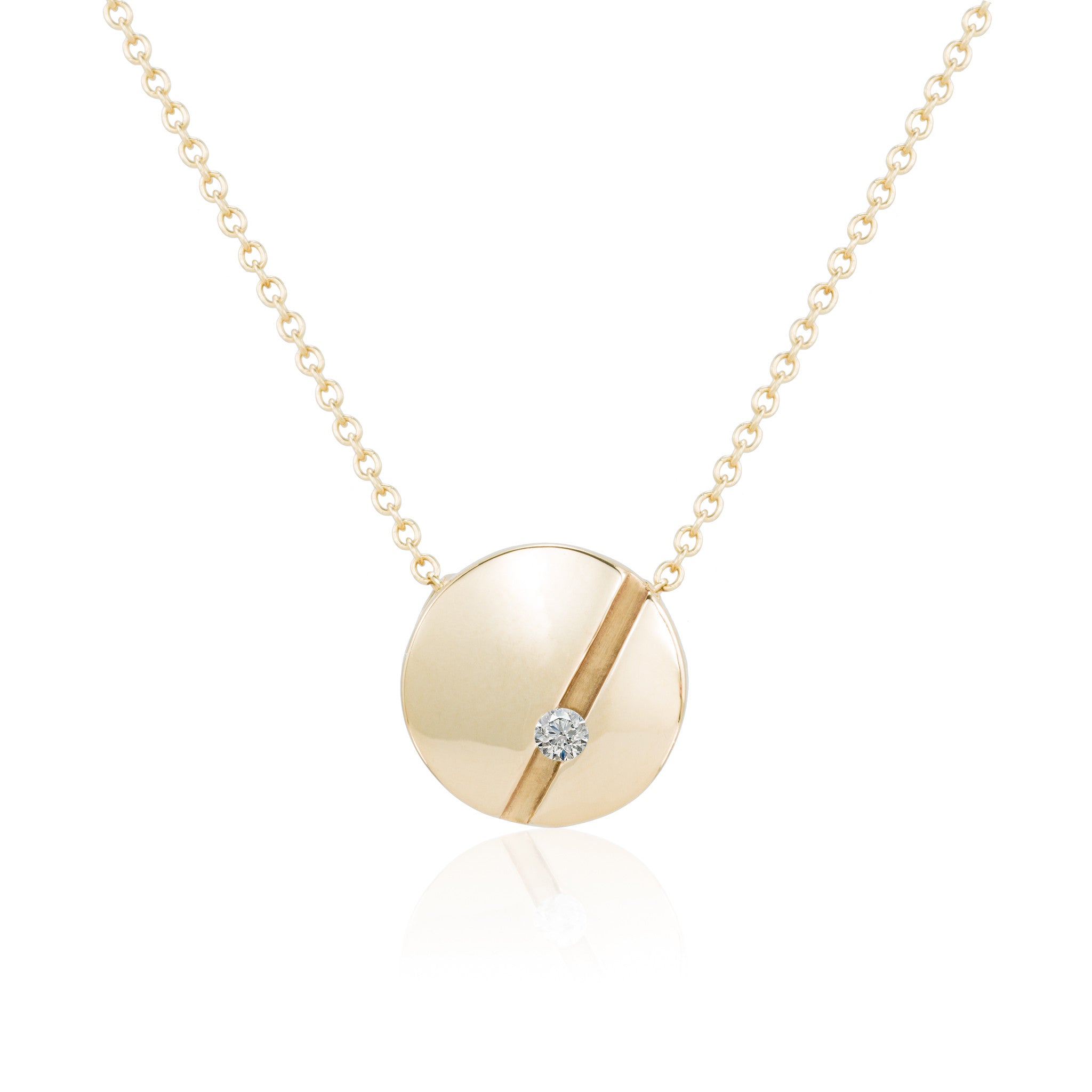 Gold Circle Necklace