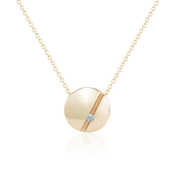 Gold Circle Necklace