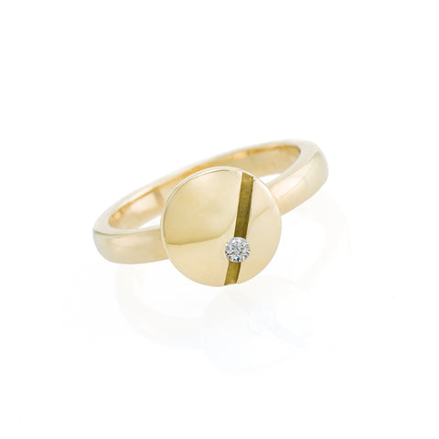 Gold Circle Ring