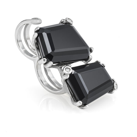Asymmetrics + Diamonds (Silver)