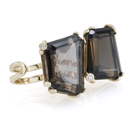 Asymmetrics + Diamonds (Gold)