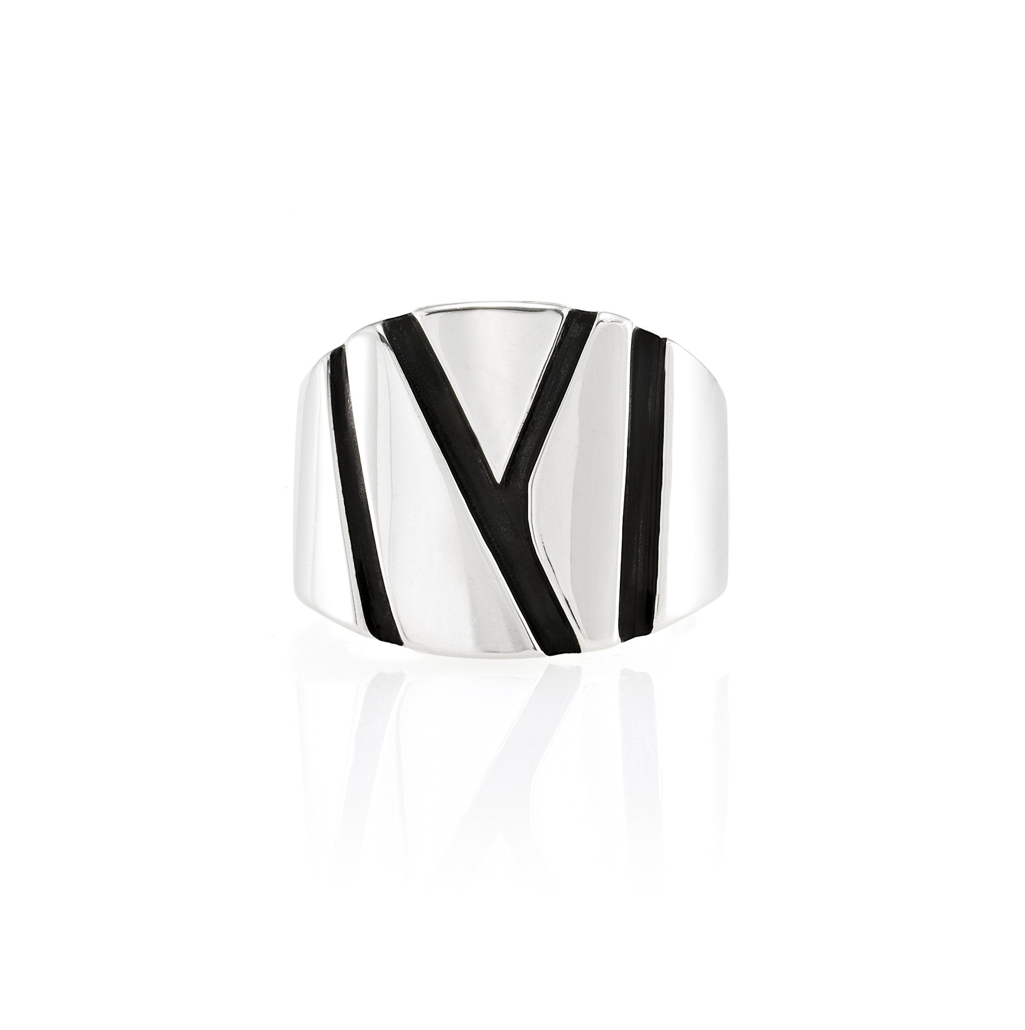 Signature Tab Ring S00 - Fashion Jewelry M00322