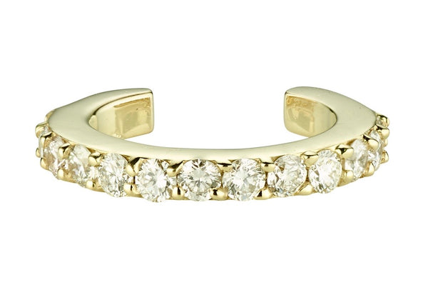 Diamond Ear Cuff 18k White Gold
