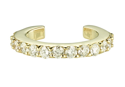 Diamond Ear Cuff 18k White Gold